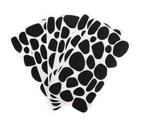 Operitacx Lot de 18 feuilles d'autocollants en feutre dalmatien, 29 x 16 cm, polyvalent, pour projets de bricolage, décoration d'Halloween et fêtes costumées