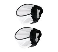 Operitacx Lot De 2 Abat-Jours Photo en Tissu Doux pour Flash Appareil Photo Accessoire Professionnel Couverture Lumineuse pour De Portrait Et Vidéo Couleur Blanche