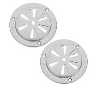 Operitacx Lot de 2 Accessoires en Acier Inoxydable pour Four - Clapets Anti-retour Ventilés, Orifices de Ventilation pour Dissipation Thermique, Pièce de Rechange Compatible Four de Séchage