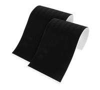 Operitacx Lot de 2 Autocollants Antidérapants pour Semelles de Chaussures, Protection Résistante et Flexible de 1,1 Mm D'épaisseur, Noir, Adapté aux Baskets et Chaussures Plates Meilleure