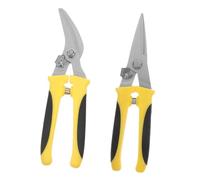 Operitacx Lot De 2 Ciseaux De Jardinage En Acier Inoxydable Pour Volaille Ciseaux À Branches Ciseaux À Étain Coupe-Fil De Jardinage