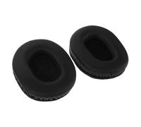 Operitacx Lot de 2 Coussinets en Mousse Ovales 100x80mm pour Casque Audio, Protections Confortables Anti-Transpiration, Rechange Solide pour Écouteurs Circum-Auriculaires Noirs