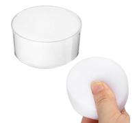 Operitacx Lot de 2 Humidificateurs Bout des Doigts en Plastique Éponge Douce, Outil Pratique Comptage d'Argenté, Adapté aux Trésoriers et Employés de Banque, Accessoire Bureau pour Compter