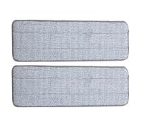 Operitacx Lot de 2 Lingettes Microfibre Super Absorbantes pour Balai, Nettoie les Crevasses des Plinthes, Réutilisables pour Nettoyage à Domicile et Écoles