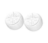 Operitacx Lot De 2 Mini Machines à Laver Automatiques Turbo, Portables Et Compactes, En Plastique, Pour Sous-vêtements Délicats, Usage Camping-car Et Voyages, Lave-linge De Comptoir Et Silencieux