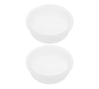Operitacx Lot de 2 Moules Ronds en Silicone 12,7 Cm pour Résine Époxy et Bricolage, Moules à sous-Verres Réutilisables pour Créations DIY, Outils Multi-usages pour Plateaux Décoratifs
