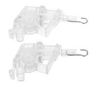 Operitacx Lot de 2 Pièces de Rechange pour Baguette de Store Vénitien Mécanisme D'inclinaison en Plastique et Métal pour Réglage Léger et Résistance Déformation