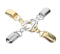 Operitacx Lot de 2 Pinces Décoratives Vintage pour Pull en Alliage Argenté, Clips Résistants la Chaleur pour Cardigan Femme, pour Rassembler Vêtements et Jupes