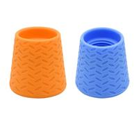 Operitacx Lot de 2 pommeaux de Douche Portables pour Chiens | Accessoire pour Bouteille réutilisable pour Le Nettoyage des Animaux en randonnée | Douchette en Silicone, Accessoire de Bain pour