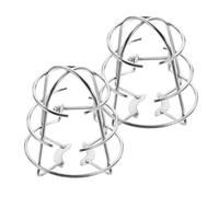 Operitacx Lot de 2 Protecteur de Gicleurs en Fer Robuste, Protection Contre Dommages Accidentels, Couvercle à Vis pour Système 1/2 , Tête Pendante, Horizontale et Verticale