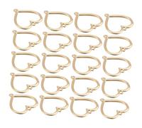 Operitacx Lot De 20 Breloques Pendentifs Cœur En Alliage Finition Dorée Mate, Accessoires Diy Bijoux Pour Créateurs, Bricolage Collier Boucles D’oreilles, Atelier Artisanal, Présent Personnalisé