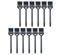 Operitacx Lot de 20 Brosses de Nettoyage Multifonctions en Abs pour Machine à Café et Composants Électroniques, Brosses Noires Pratiques pour Entretien Quotidien