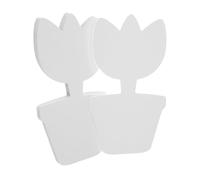 Operitacx Lot De 20 Fleurs En Carton Blanc Graffiti Coloriage Formes De Bonsaï Peinture De Fleurs En Carton Projets De Coloriage Peinture De Pots