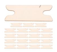 Operitacx Lot de 20 Navettes en Bois de 7,9 Cm pour Tissage et Tricot, Outils Artisanaux Polyvalents pour Métiers à Tisser, Accessoires de Couture pour Loisirs Créatifs et Travaux