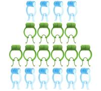 Operitacx Lot de 20 Pinces Nasales Portables pour Exercice Respiratoire, Clips pour Arrêter les Saignements de Nez à Domicile, Couleurs Bleu et Vert, Taille Standard, Accessoires Pratiques