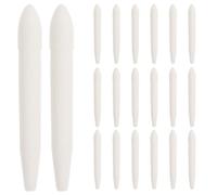 Operitacx Lot de 20 Pointes de Rechange Blanches 40 X 5,14 Mm pour Marqueurs et Stylos à Peinture Universels, Pointes de Stylo Pratiques et Accessoires de Classe pour Fournitures Scolaires