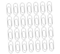 Operitacx Lot De 200 Trombones En Métal Pour Papeterie Organiseurs De Fichiers Stylos Trombones Petits Mémos Marque-Pages Décoratifs Pinces À Papier Argentées