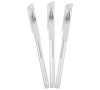 Operitacx Lot de 3 Crayons Blancs pour Microblading Sourcils, Stylo Marqueur Oilproof Waterproof à Pointe Fine pour Maquillage Permanent, Outil de Cartographie Précis pour Dessin et