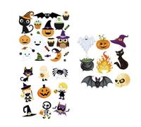 Operitacx Lot de 3 transferts thermocollants d'Halloween pour t-shirts