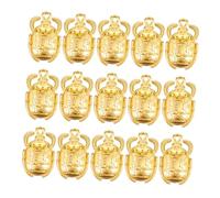 Operitacx Lot de 30 Breloques en Métal Couleur Or en Forme de Scarabée Égyptien Matériel de Fabrication de Bijoux Pendentif pour Collier Bracelet Boucle D'oreille
