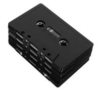 Operitacx Lot De 4 Cassettes Audio Vierges Noires Vintage pour Décoration Murale DIY, Accessoires Artisanaux pour Bricolage, Décoration Rétro pour Chambre Et Salon, Format Standard, Usage Créatif