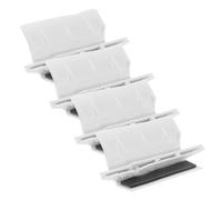 Operitacx Lot de 4 Outils D’aide au Changement de Roulettes de Porte Coulissante pour Placard, Support Compact en Métal, Guide Précis pour Installation Rapide et Réglage Facile des Roues