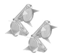 Operitacx Lot de 4 Pinces à Argile en Acier Inoxydable pour Poterie, Design Ergonomique, Entretien Facile, Ateliers de Poterie Processus de Glaçage