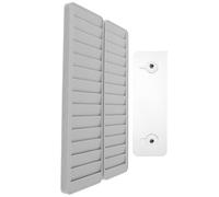 Operitacx Lot de 4 supports de cartes de visite muraux pour cartes de visite verticaux, organiseur de cartes de visite, horloge, poche murale, évolutif