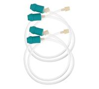 Operitacx Lot de 4 Tubes D'extension Transparents de 40 Cm pour Pompe Manuelle à Ventouses, Connecteurs de Tubes pour Kit de Remplacement, Accessoires Portables pour Ventouses à