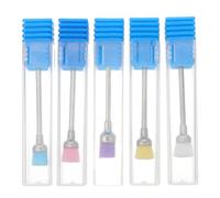 Operitacx Lot de 5 Brosses pour Embout de Ponceuse à Ongles Multicolores en Nylon Ferme Accessoires de Nettoyage pour Machine à Ongles et Dépoussiérage