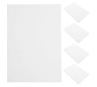 Operitacx Lot de 5 mini blocs-notes vierges, format 21 x 14,5 cm, bloc-notes portable, papier pour l'école, les réunions, 50 feuilles par -.