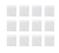 Operitacx Lot de 50 Sachets Filtre à Thé en Nylon Blanc Infuseur à Thé Facile à Utiliser Perméabilité Optimale et Épices pour Infusion Maison