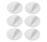 Operitacx Lot De 6 Boutons De Commande De Minuterie Pour Machine À Laver Blancs Universels Pour Sèche-Linge