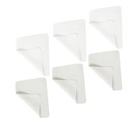 Operitacx Lot de 6 Chiffons de Nettoyage pour Lunettes en Microfibre, 3 Gris 3 Blancs, Doux et Résistants, Lingettes pour Verres, Lentilles et Écrans de Smartphone, Nettoyage Polyvalent
