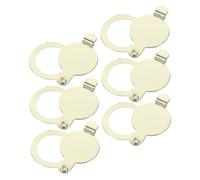 Operitacx Lot De 6 De Porte Avec Couvercle Visionneuse Inversée Pour Porte D'Entrée Avec Couvercle Pour Voyage En Cuivre