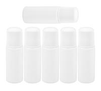 Operitacx Lot de 6 Flacons Applicateurs Réutilisables à Embout Éponge 30 Ml en Plastique Étanche, Bouteille Vide pour Colle et Liquides Externes, pour Application Précise et Usage Voyage