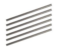 Operitacx Lot de 6 Goupilles en Acier Massif pour Manche de Couteau, Rivets Solides 3x100mm, Tiges Métalliques Résistantes la Corrosion, Accessoires pour Fabrication et Réparation