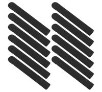 Operitacx Lot de 6 Paires D’embouts de Branches Antidérapants en Silicone Noir, Coussinets D’oreille Souples pour Lunettes, Protection pour Sport et Usage Quotidien, Confort et Maintien