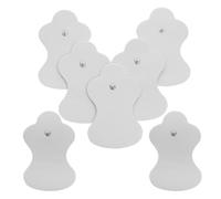Operitacx Lot de 6 Patchs Électrodes Autocollants 6x9 Cm de Calebasse, Coussins de Massage Souples sans Latex, Compatibles Électrostimulateurs, pour Soulagement Musculaire à