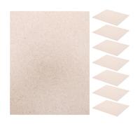 Operitacx Lot de 8 plaques de mica pour four à micro-ondes, couvercle de guide d'ondes résistant à la chaleur, plaque de mica universelle découpable pour la réparation de micro-