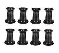 Operitacx Lot De 8 Tubes D’évent pour Haut-Parleur Subwoofer Noir 90mm x 110mm Accessoires Audio Domestique Caisson De Basses Port D’air pour Ampli Et Enceinte Amélioration Sonore