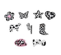 Operitacx Lot de 9 écussons brodés pour vêtements Aliques - Motif animal - Patchs amusants à coudre pour tenues