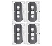 Operitacx Lot de Cassettes Audio Vierges 30 pour Enregistrement, Usage, Style Rétro, Étui Transparent Protecteur, Fêtes Surprises et Messages Personnalisés, Compatible Lecteurs Audio