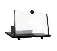 Operitacx Loupe Écran Téléphone Portable Support Multifonction, Design Coulissant, Lentille Acrylique et Coque Abs, pour Regarder des Vidéos et Réduire la Fatigue Oculaire