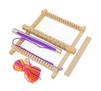 Operitacx Machine à DIY pour Garçon Fille Cadre Manuel Sûr et Durable Éducatif de Tissage Créatif pour Garçons et Filles Accessoires Personnalisables Couleur Aléatoire Couleur Aléatoire