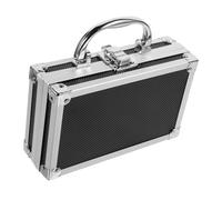 Operitacx Mallette à Outils Métal Bac De Rangement Portable pour Outils Quotidiens Organisateur Professionnel avec Verrouillage