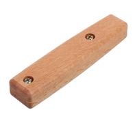 Operitacx Manche de Spatule en Bois de Remplacement Doux Mains Anti-brûlure, Design Simple et Élégant, Espace Trou de 65 Mm Accessoire pour Ustensiles Cuisine