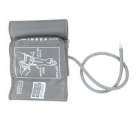 Operitacx Manchette de Bras Gris Argenté pour Tensiomètre Électronique, Brassard Réglable en Caoutchouc Souple Confortable, Accessoire de Remplacement pour Mesure Pression Artérielle