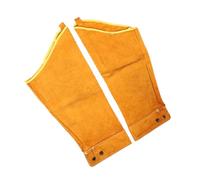 Operitacx Manchons de Protection Cuir de Vachette Résistants Chaleur pour Soudage Manches Brûlure Durables pour Adultes Protection Bras Professionnelle pour Travaux de Soudure