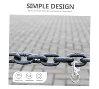 Operitacx Manille Inoxydable Rotative à Ressort Boucle Détachable pour Gréement Extérieur Manille Robuste pour Plongée et Activités Plein Air Pratique